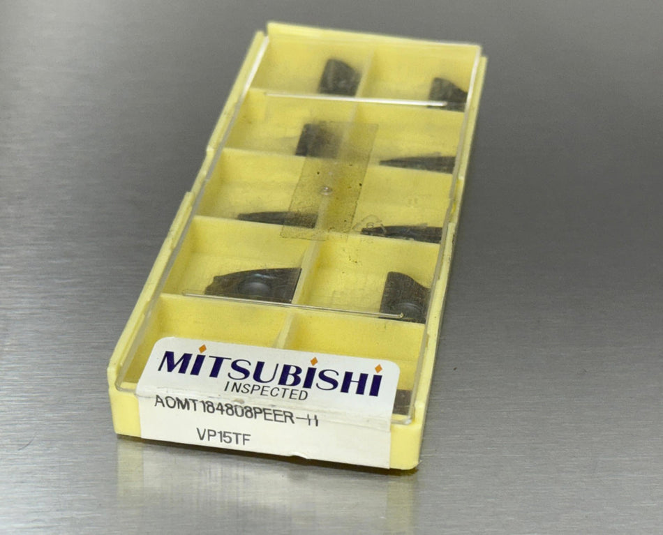Mitsubishi AOMT184808PEER-H VP15TF Carbide Insert (Pack of 10)