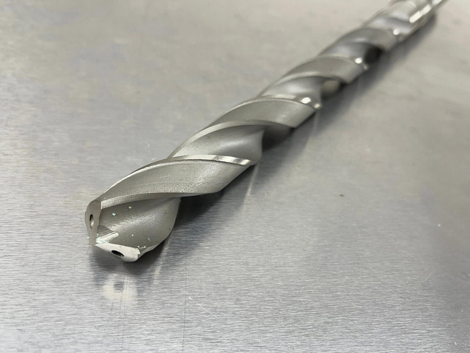 CFT Whalley 7/8" Drill Coolant Through HSS 9" Flute 3MT Extra Length 809-037