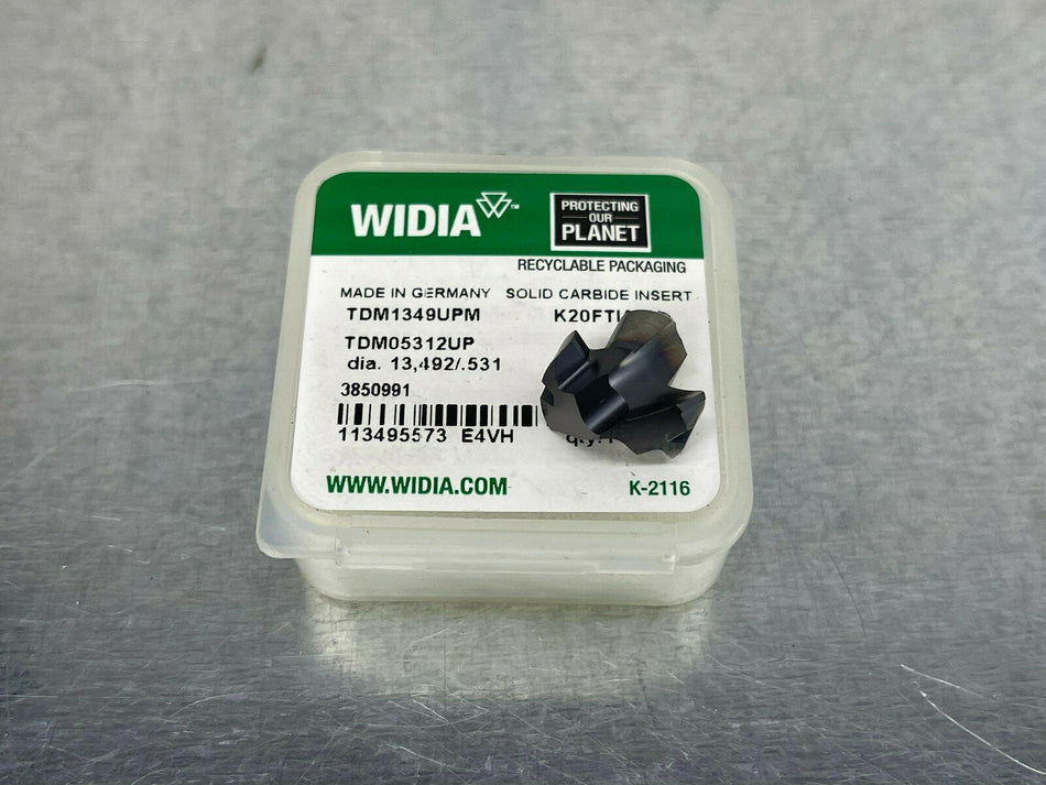 Widia TDM1349UPM Carbide Drill Insert Victory TDM05312UP K20F
