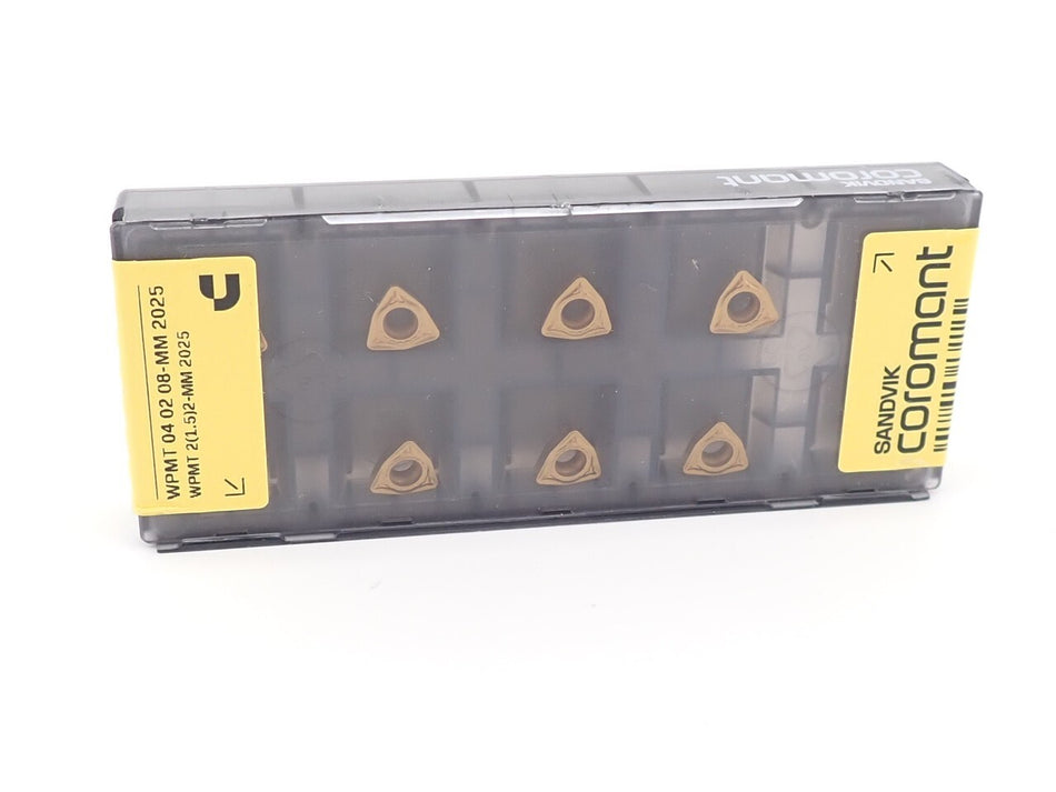 Sandvik WPMT 2(1.5)2-MM 2025 Carbide Insert 04 02 08-MM (Pack of 10)