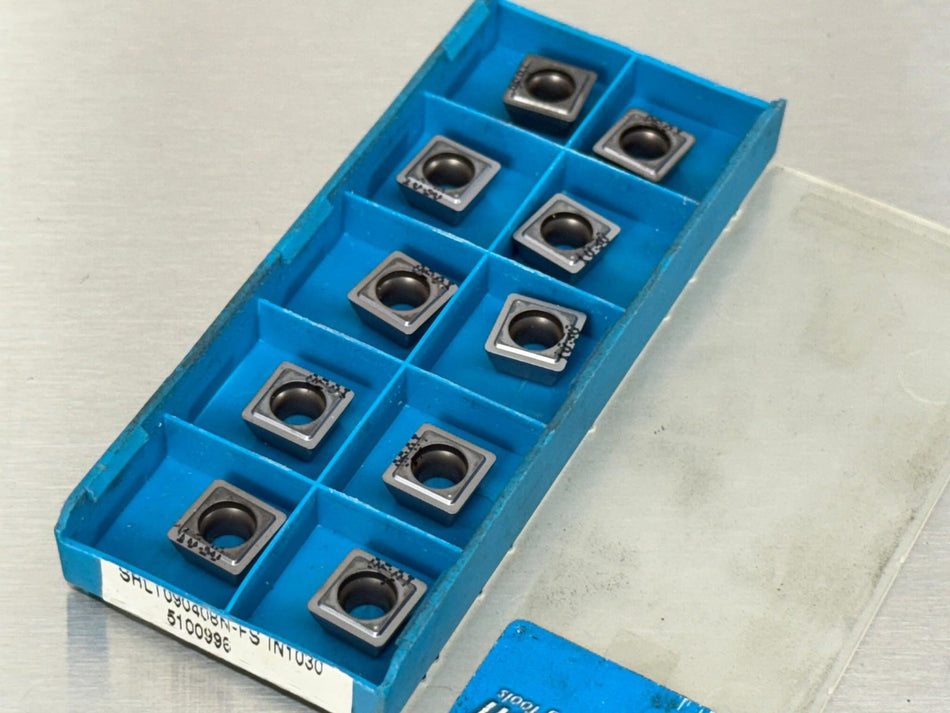 Ingersoll SHLT090408N-FS IN1030 Carbide Insert 5100996 (Pack of 10)