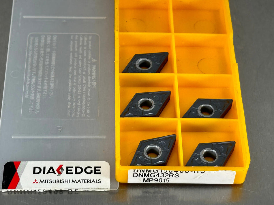 Mitsubishi DNMG 432RS MP9015 Carbide Insert 150408-RS (Pack of 5)