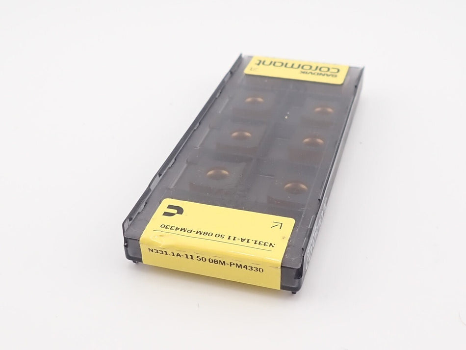 Sandvik N331.1A-11 50 08M-PM 4330 Carbide Insert (Pack of 10)