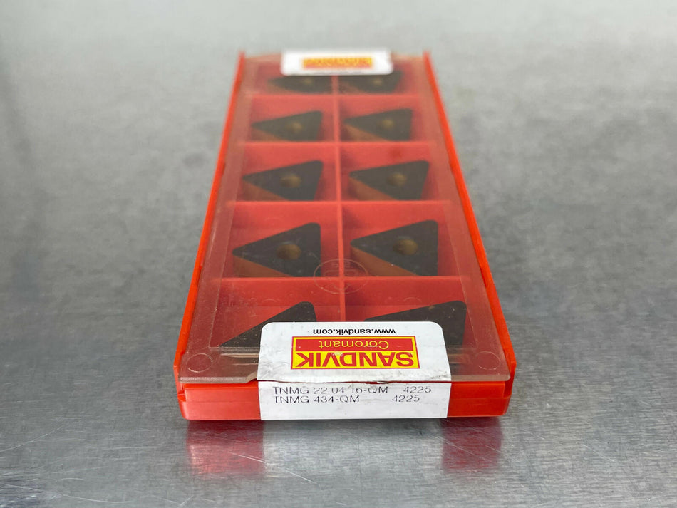 Sandvik TNMG 434-QM 4225 Carbide Insert TNMG220416QM (Pack of 10)