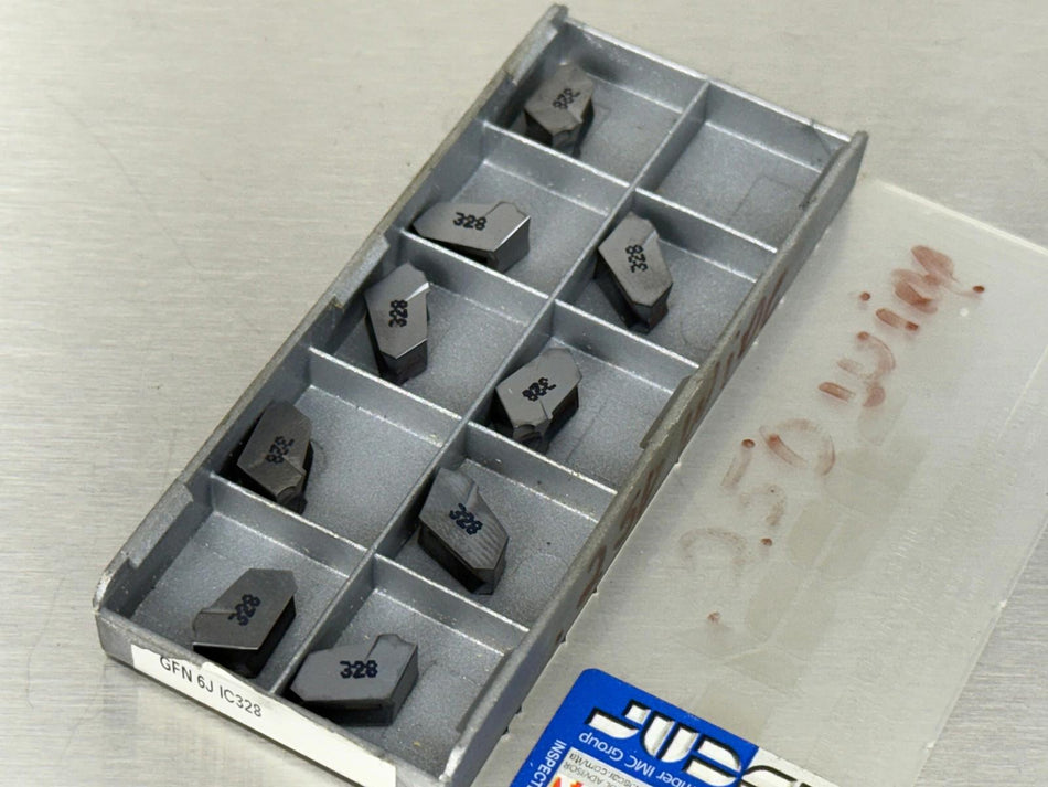 Iscar GFN-6J IC328 Carbide Insert 6002861 (Pack of 9)