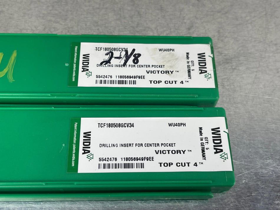 Widia TCF180508GCV34 WU40PH Carbide Insert (Pack of 8)