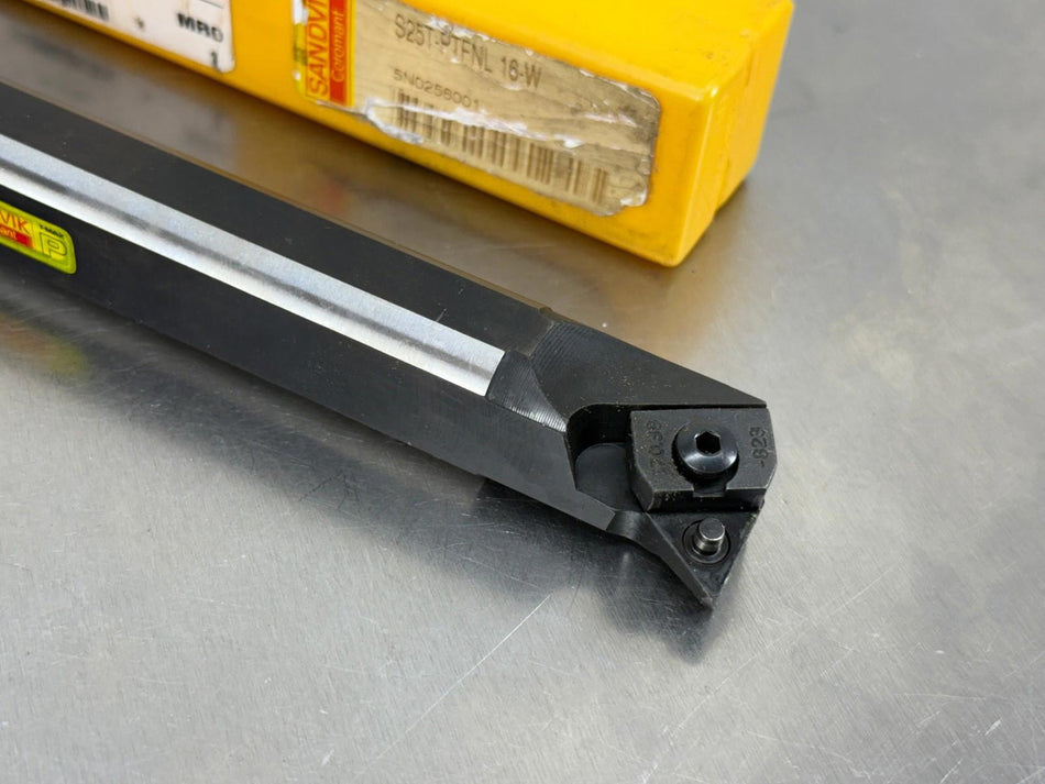 Sandvik S25T-PTFNL 16-W Indexable Boring Bar Turning 25mm TNMG Insert T-Max P