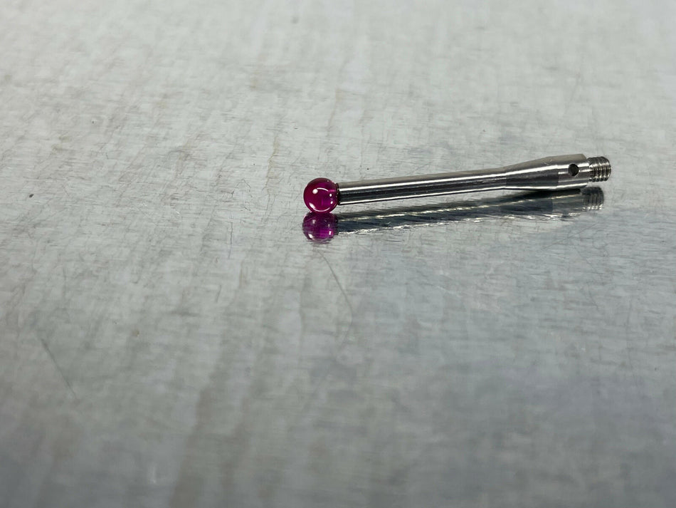 Renishaw A-5000-3554 Ruby Ball Stylus Steel Stem 4mm Ball, 3mm Thread, 31mm L
