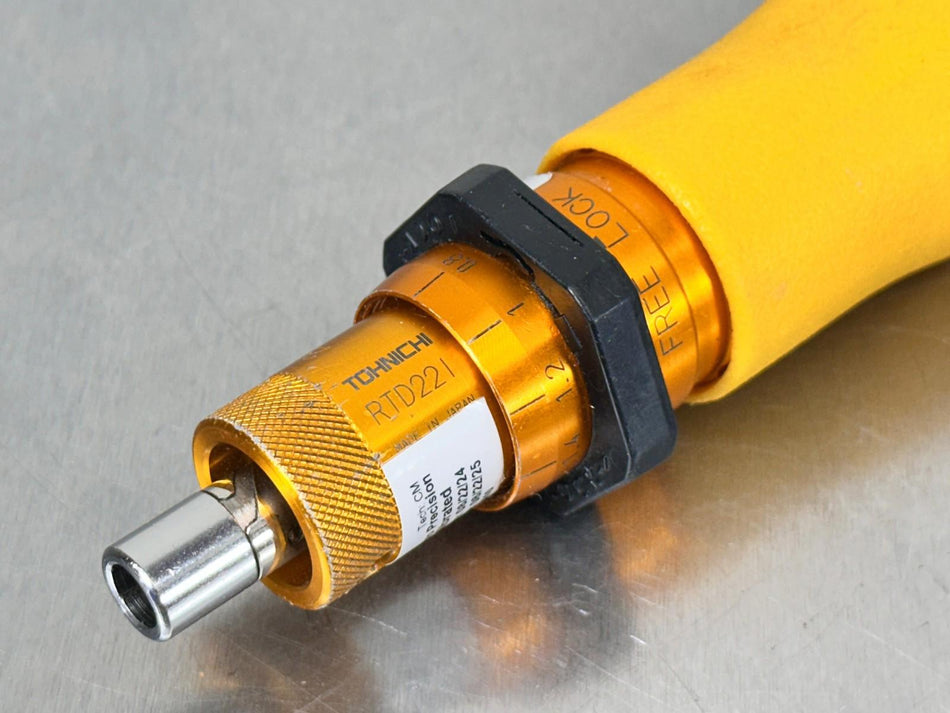 Tohnichi RTD22i Adjustable Torque Screwdriver Rotary Slip 6-22, 0.2lbf.in