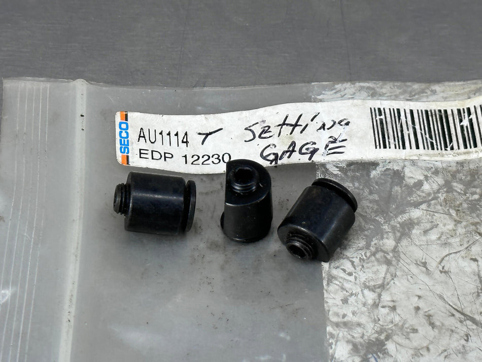 (3) Seco AU1114T Hexamill Setting Gage 12230