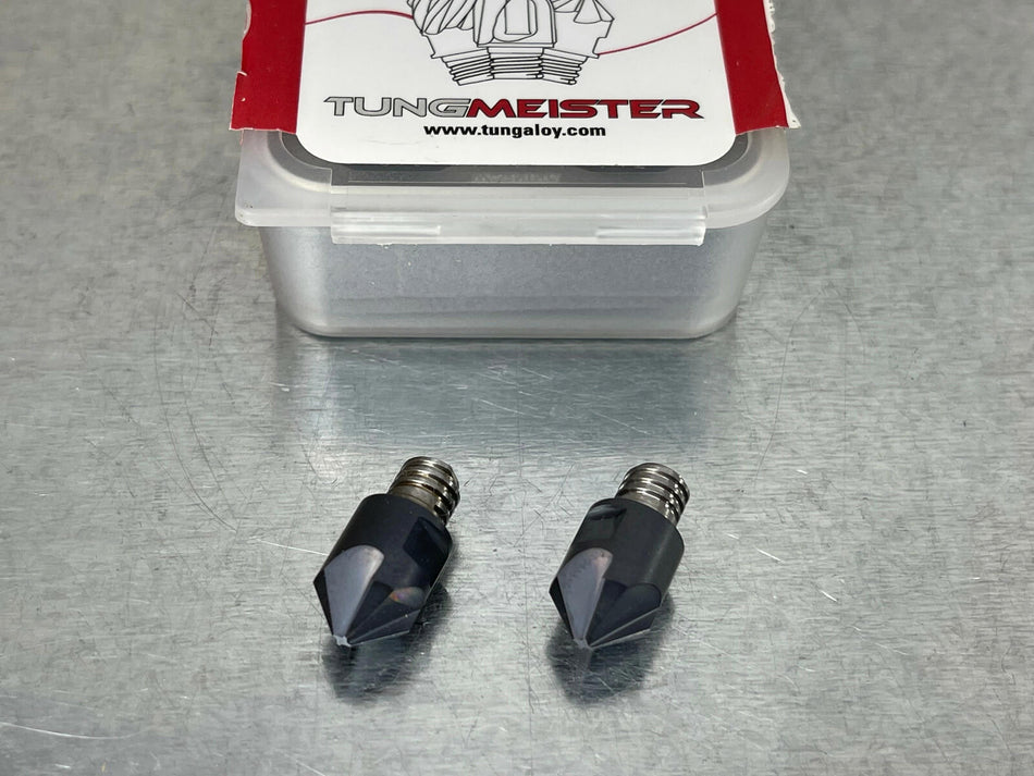 (2) Tungaloy VCA0375L16A45-U04S06 Carbide Chamfering Tip Mill Head TungMeister