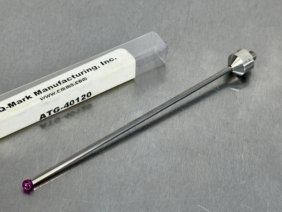 Q-Mark M5 Stylus Carbide Stem 4mm Ruby Ball CMM Probe ATG-40120