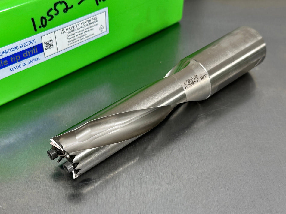 Sumitomo SMDH107M Indexable Tip Drill Replaceable Insert 3xD 26.81mm - 27.80mm