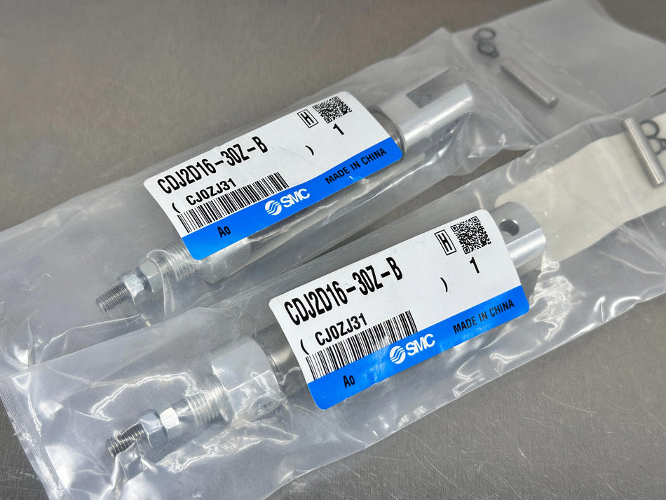 SMC CDJ2D16-30Z-B Round Body Cylinder Cylinder Pneumatic (QTY 2)