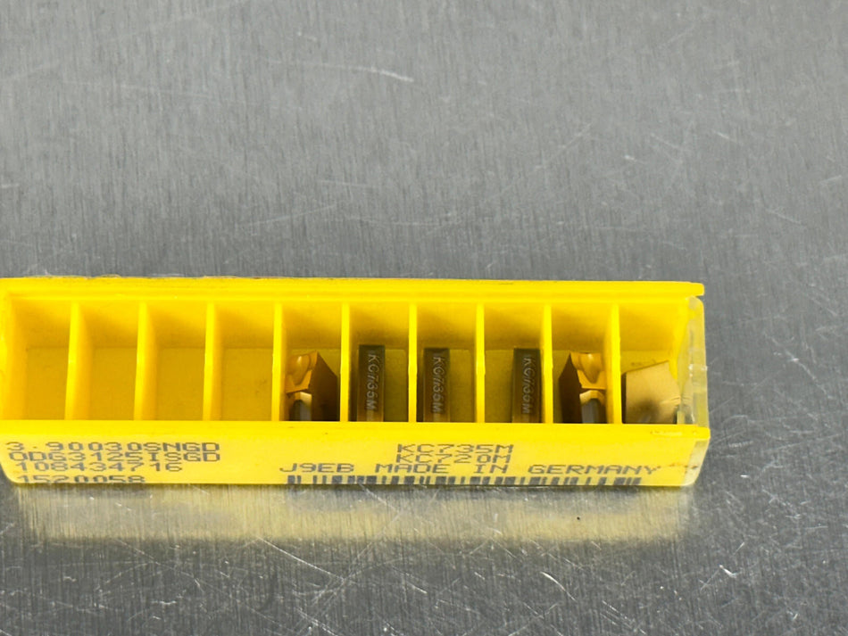 Kennametal 3.90030SNGD KC735M Carbide Insert (Pack of 6)