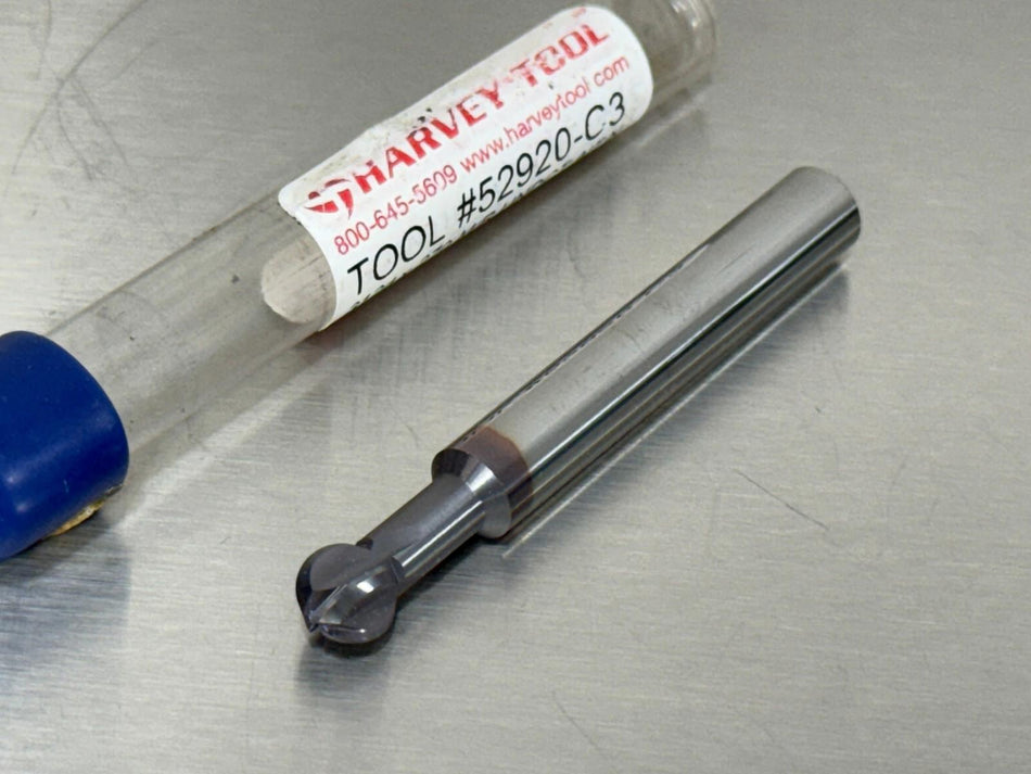 Harvey 5/16" Carbide Undercutting End Mill 270° Wrap Angle 52920-C3