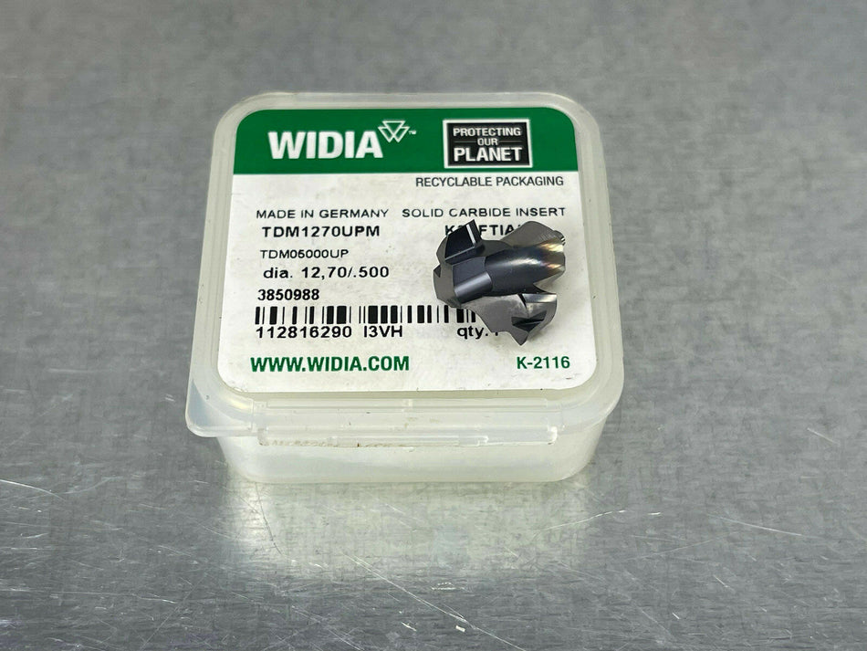 Widia TDM05000UP Carbide Drill Insert 1/2" Victory TDM1270UPM K20F
