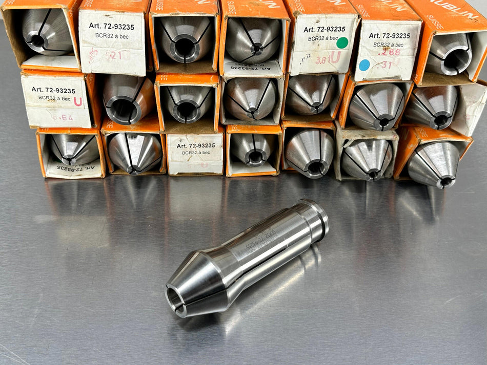 Schaublin BCR32 Collet 72-93235 Hydromat Pull Type (Lot of 25)