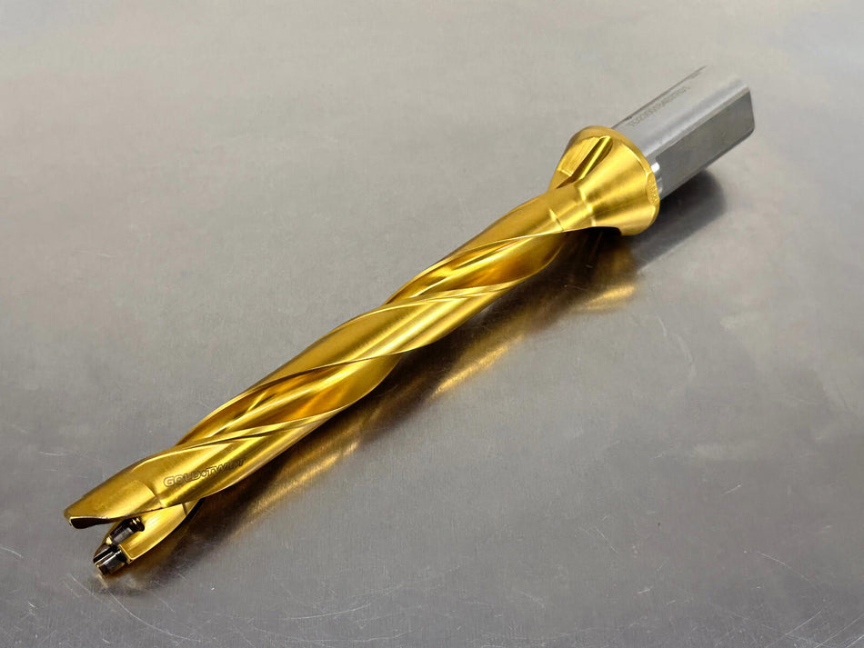 Ingersoll TD2300184B7R01 Indexable Tip Drill 23mm 8xD Gold Twist 3212802