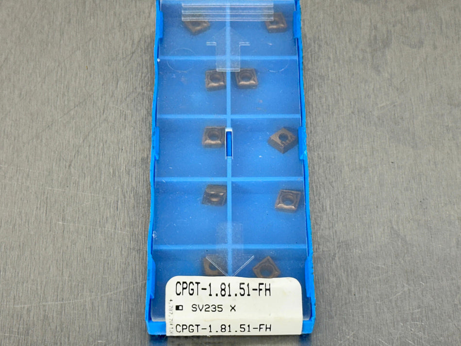 Valenite CPGT-1.81.51-FH SV235 Carbide Insert (Pack of 10)