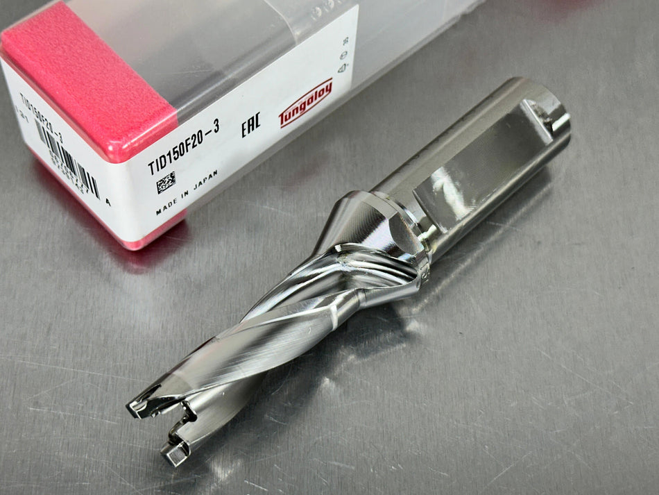 Tungaloy TID150F20-3 Indexable Drill 15mm 3xD Drill Meister Replaceable Tip
