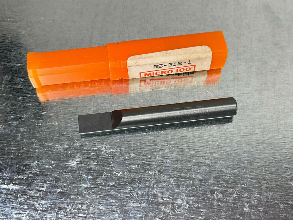 Micro 100 RS-312-1 Carbide Blank Split Single End 5/16" x 2-1/2" OAL