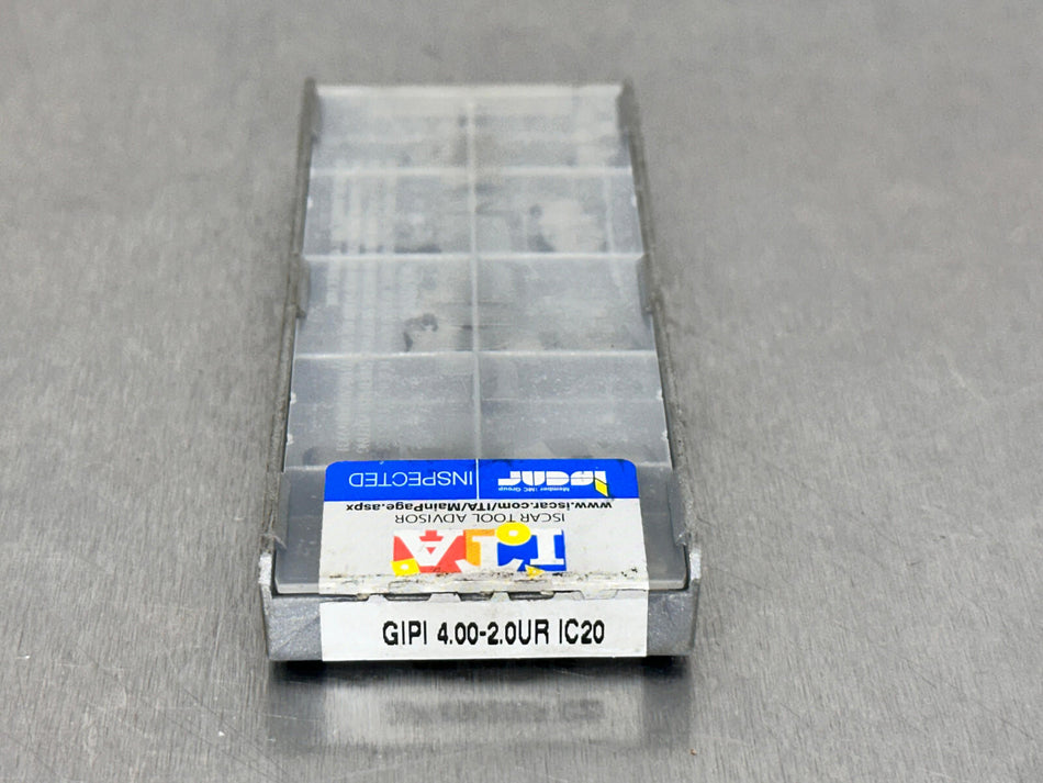 Iscar GIPI 4.00-2.0UR IC20 Carbide Insert 6401360 (Pack of 10)