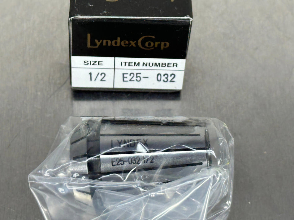 Lyndex ER25 Collet 1/2" Round Face E25-032 Nikken