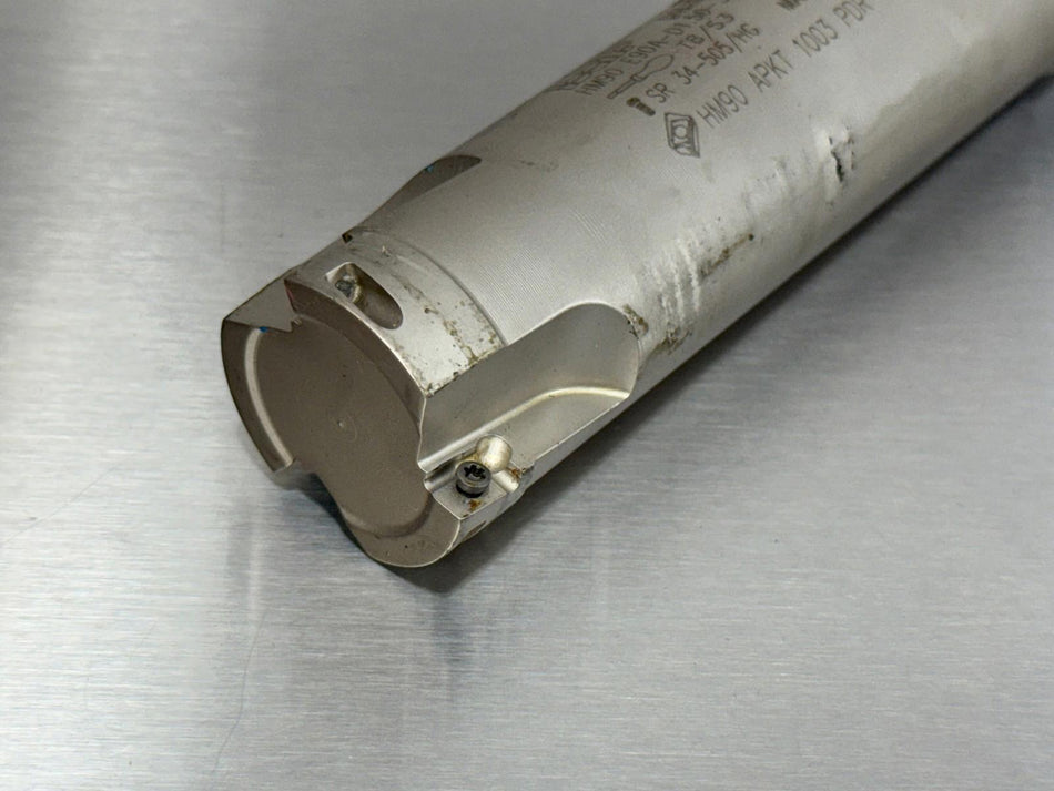 Iscar 1-1/2" Indexable End Mill Heli2000 HM90 E90A D1.50-3-W1.50XL, 3102148