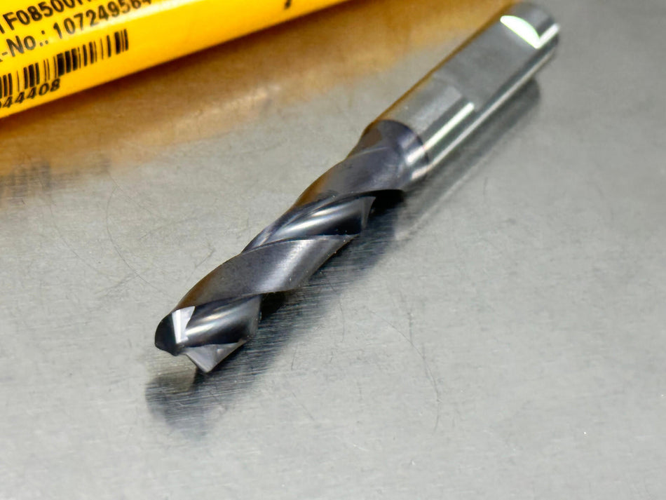 Kennametal 8.5mm Solid Carbide Drill B221F08500HP KC7315