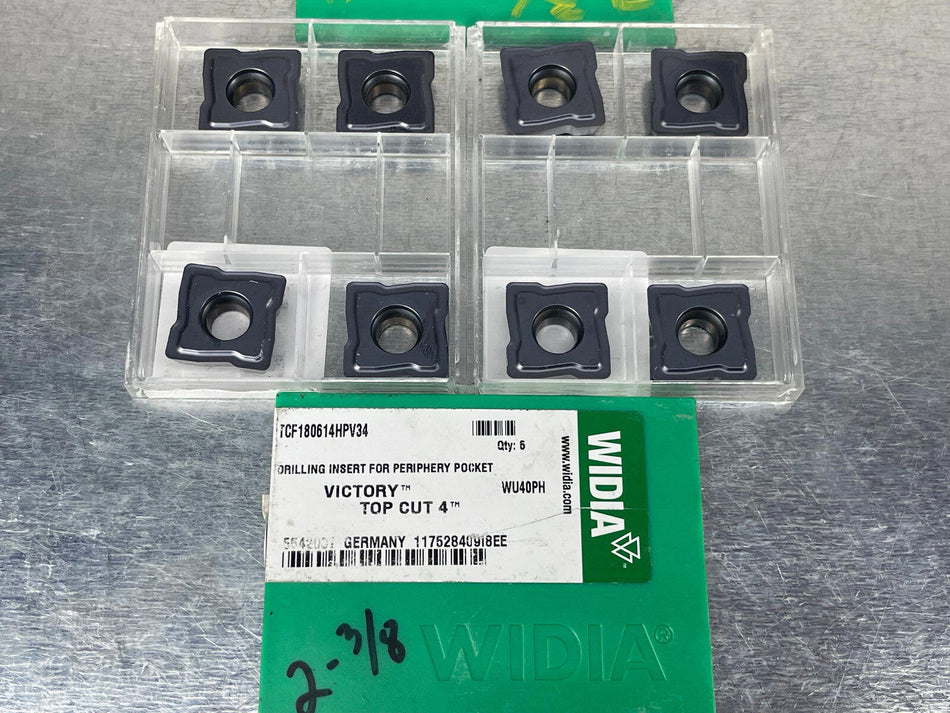 Widia TCF180614HPV34 WU40PH Carbide Insert (Pack of 8)