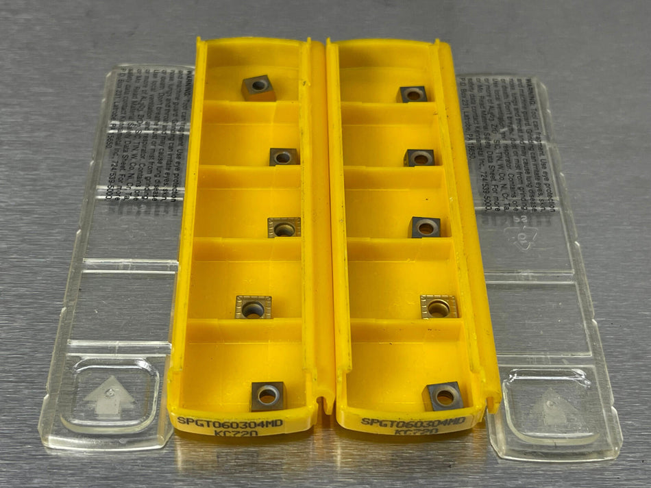 Kennametal SPGT060304MD KC720 Carbide Inserts (Pack of 10)