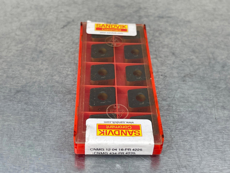 Sandvik CNMG 434-PR 4225 Carbide Inserts 12 04 16-PR (Pack of 10)
