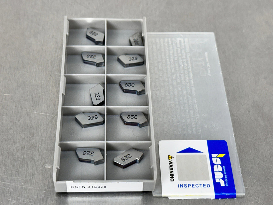 Iscar GSFN 3 IC328 Carbide Insert Slitting 6002435 (Pack of 10)