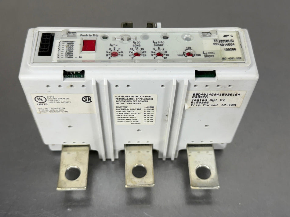 Eaton KES3250LSI Trip Unit LSI 250A
