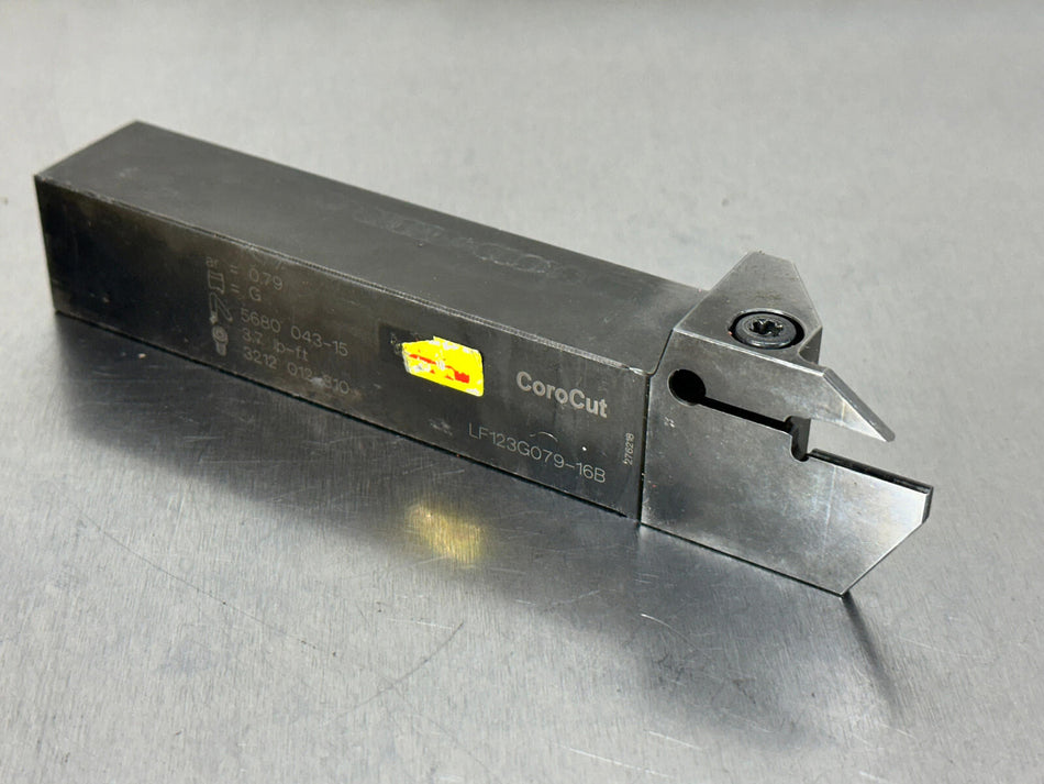 Sandvik LF123G079-16B Indexable Lathe Tool Holder Grooving 1"