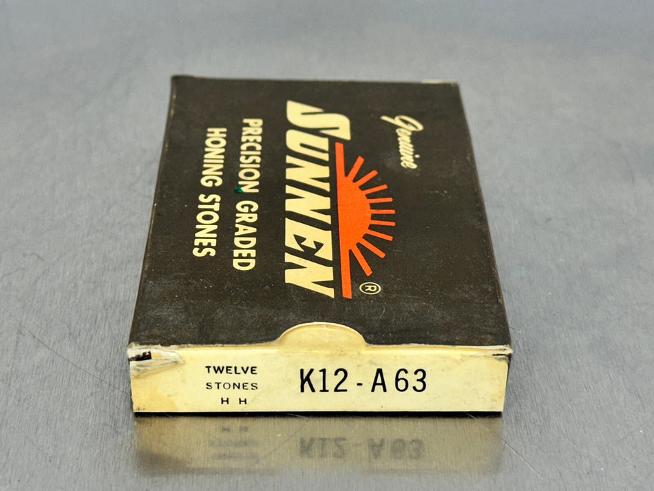Sunnen K12-A63 Honing Stones 280 Grit Aluminum Oxide (Box of 12)