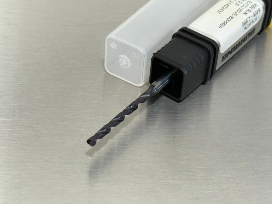 Guhring 2.9mm Solid Carbide Drill Coolant Through 8xD 6408 Micro