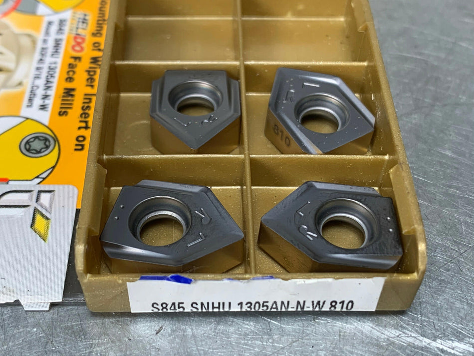 Iscar S845 SNHU 1305AN-N-W IC810 Carbide Insert (Pack of 4)