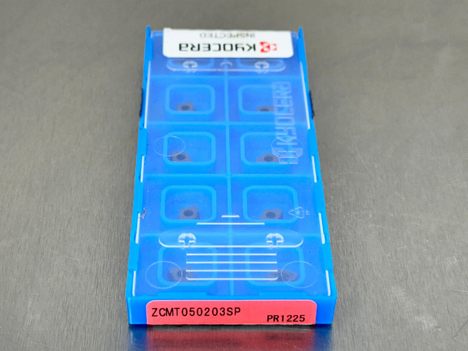 Kyocera ZCMT050203SP PR1225 Carbide Insert (Pack of 10)