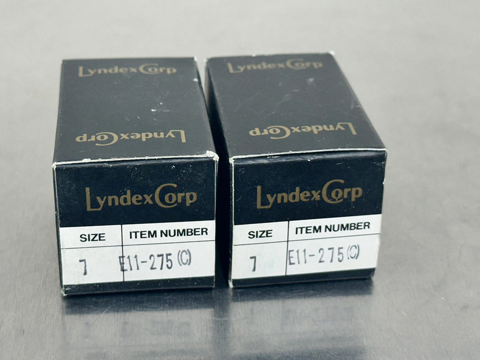 (2) Lyndex ER11 Collet 7mm Coolant Through E11-275(C) Nikken