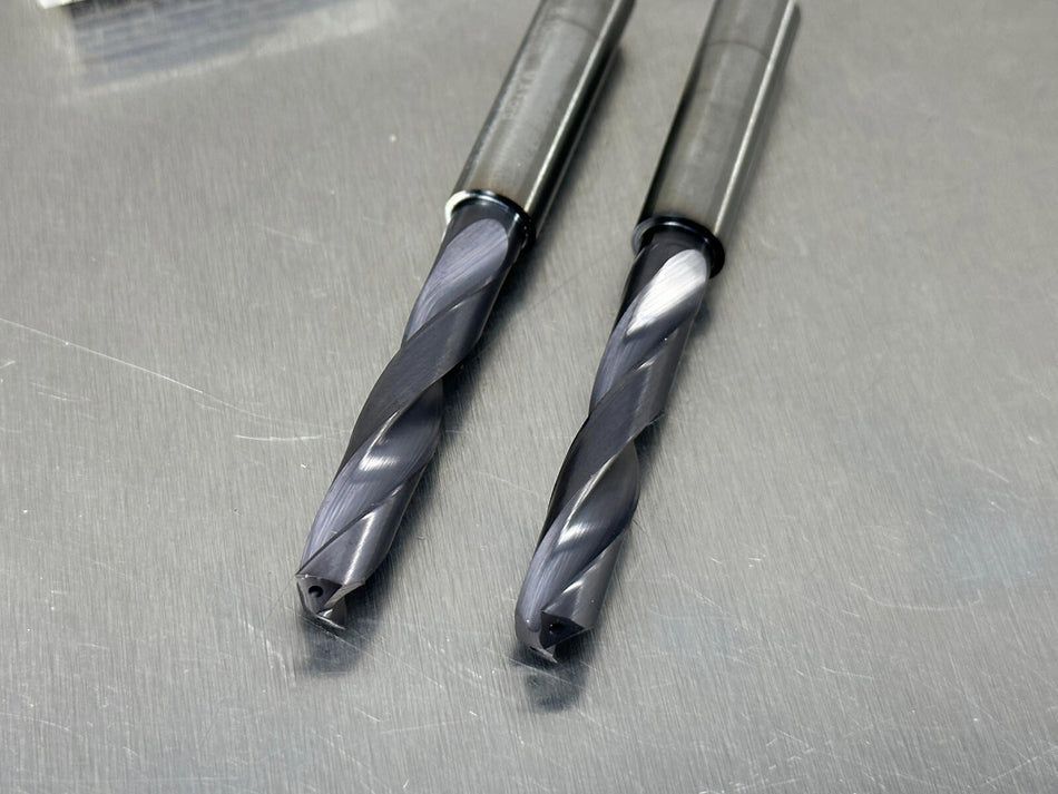 (2) MA Ford 8.1mm Solid Carbide Drill Coolant Through Twister 04546, 2XDCS3189A