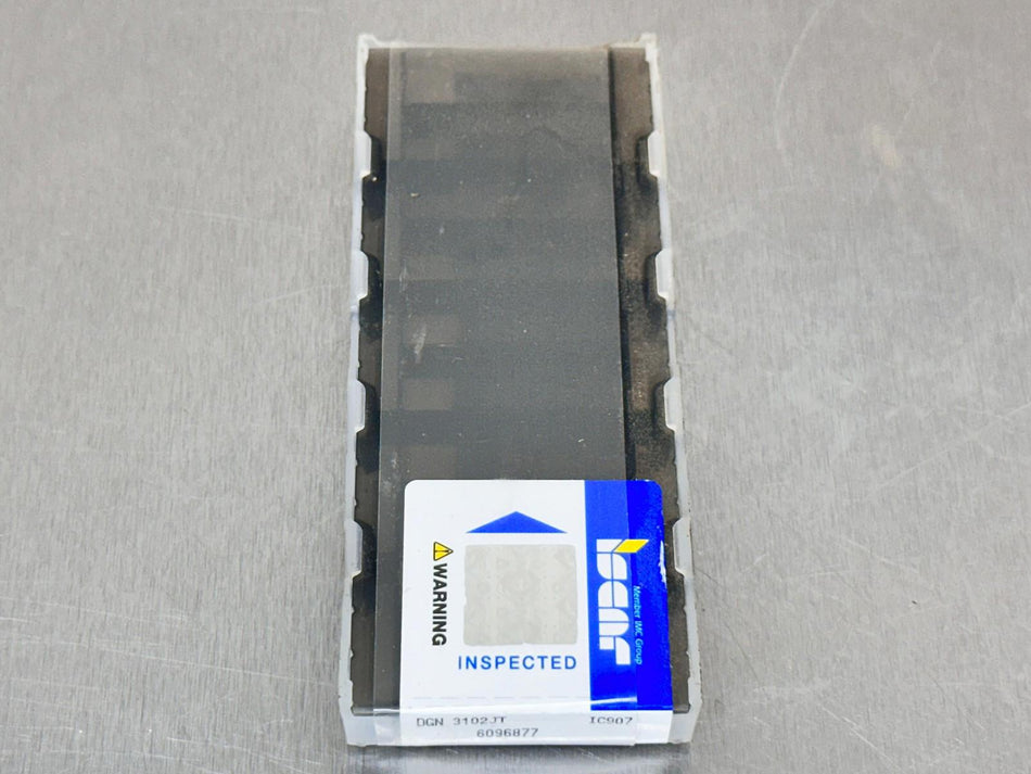 Iscar DGN 3102JT IC907 Carbide Insert 6096877 (Pack of 10)