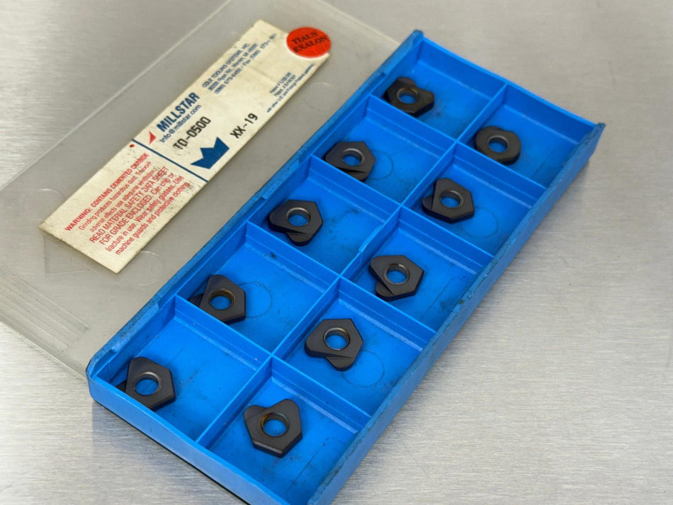 Millstar TO-0500 Carbide Insert TIALN Exalon (Pack of 10)