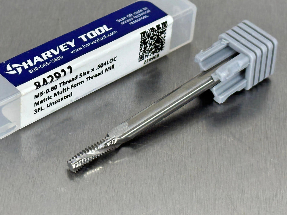 Harvey M5-0.80 Carbide Thread Mill Multi-Form Milling Cutter 842911