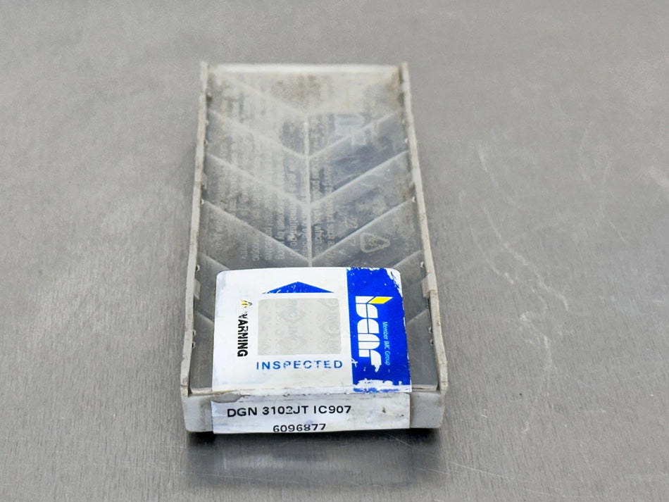Iscar DGN 3102JT IC907 Carbide Insert 6096877 (Pack of 7)