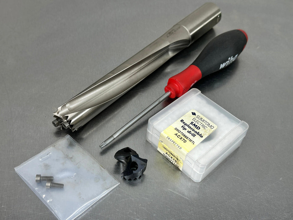 Sumitomo SMDH096L Indexable Tip Drill Replaceable Insert 5xD 23.81mm - 24.80mm