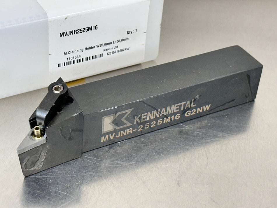 Kennametal MVJNR2525M16 Indexable Lathe Tool Holder VNMG Insert 1101634