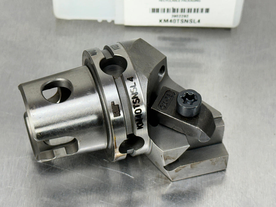 Kennametal KM40 Indexable Tool Holder Top Notch NG4L Insert KM40TSNSL4, 3902292