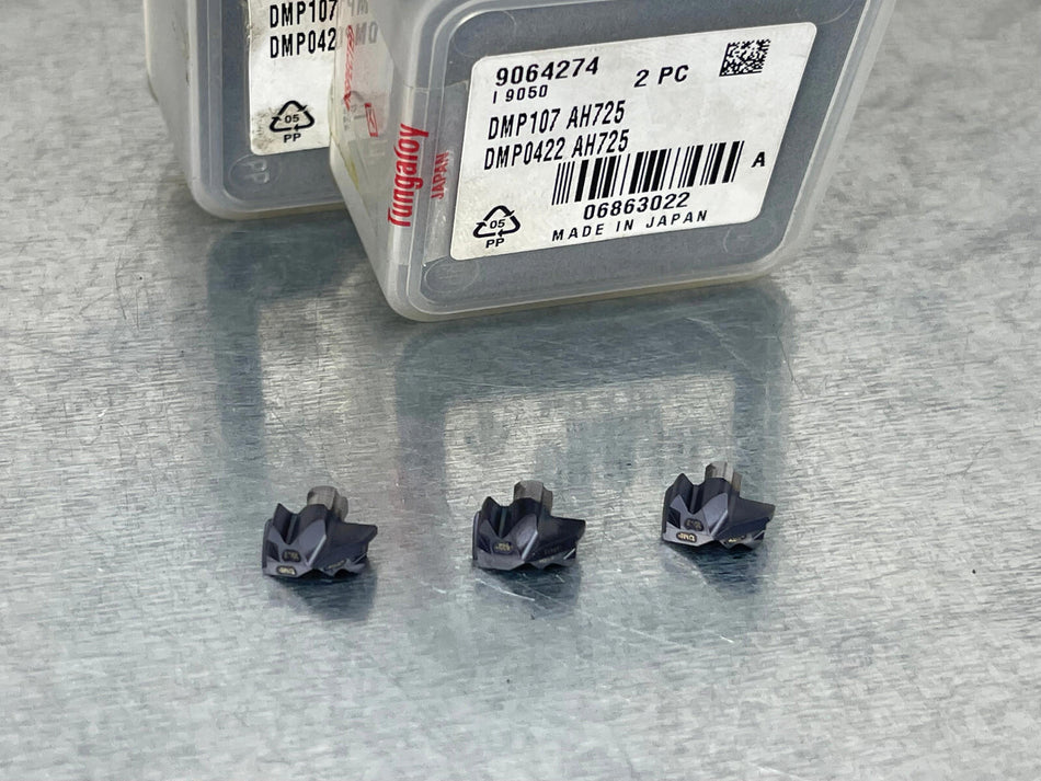 Tungaloy DMP107 AH725 Carbide Drill Head Insert DMP0422, 6063022 (Pack of 3)
